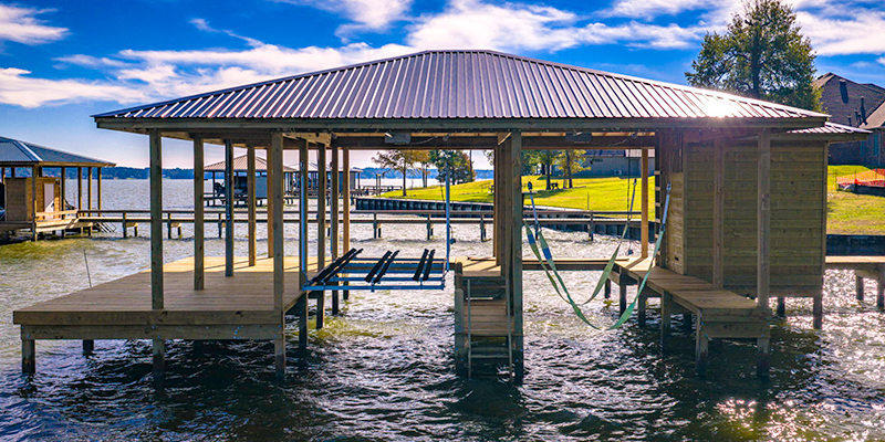 Moseley Construction Boathouse Lake Livingston